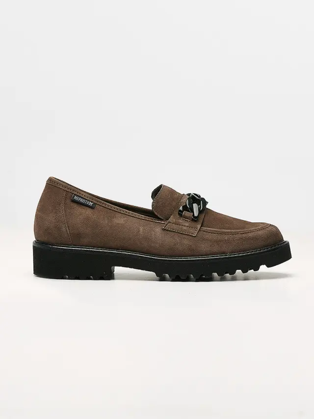 Mephisto Μοκασίνια-Loafers Γυναικείο δέρμα suede Καφέ MEP/SALKA ICE/BROWN 3