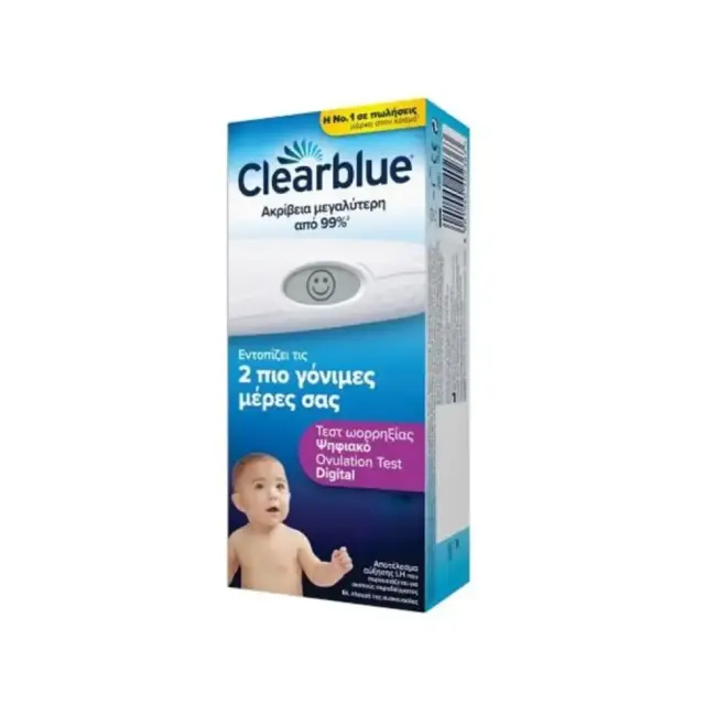 Clearblue Digital Ovulation Ψηφιακό Τεστ Ωορρηξίας 20τμχ