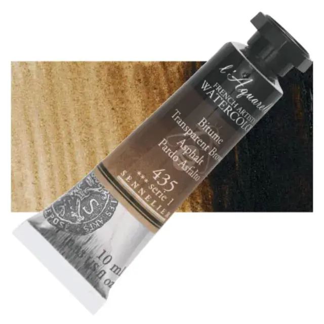 Χρώμα Ακουαρέλας Sennelier l Aquarelle Σωληνάριο 10ml - 435 Transparent Brown
