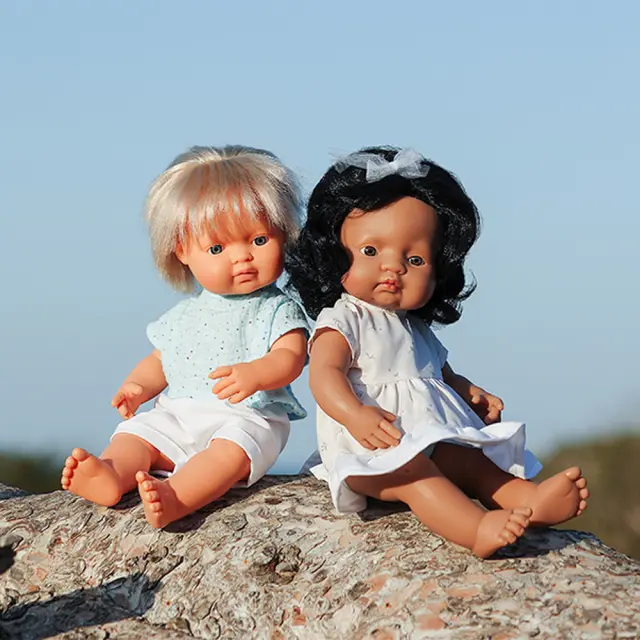 MINILAND DOLLS MINILAND ΚΟΥΚΛΑ ΛΑΤΙΝΑ 38 CM ΜΕ ΡΟΥΧΑΛΑΚΙΑ 2