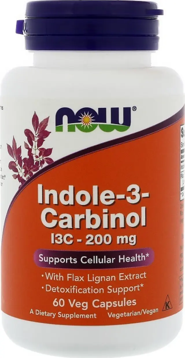 Now Foods Indole 3 Carbinol 200mg 60 φυτικές κάψουλες