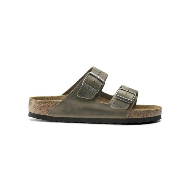 Birkenstock Πέδιλα Unisex δέρμα Πράσινο BIR/ARIZONA 1027039 F/KHAKI