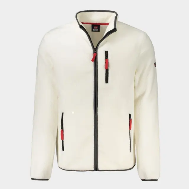Norway Nautical School - Ανδρική Ζακέτα Φούτερ Fleece 839506-OFFWHI Εκρού - 3XL