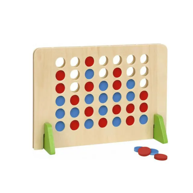 Ξύλινο Επιτραπέζιο Πέτυχε 4 στη Σειρά Tooky Toy 6972633371427 2