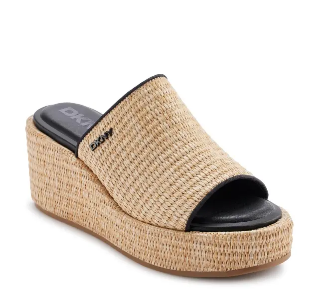 Γυναικείες Πλατφόρμες DKNY Conrad K1517736 Natural/Black Μπεζ - 41 2