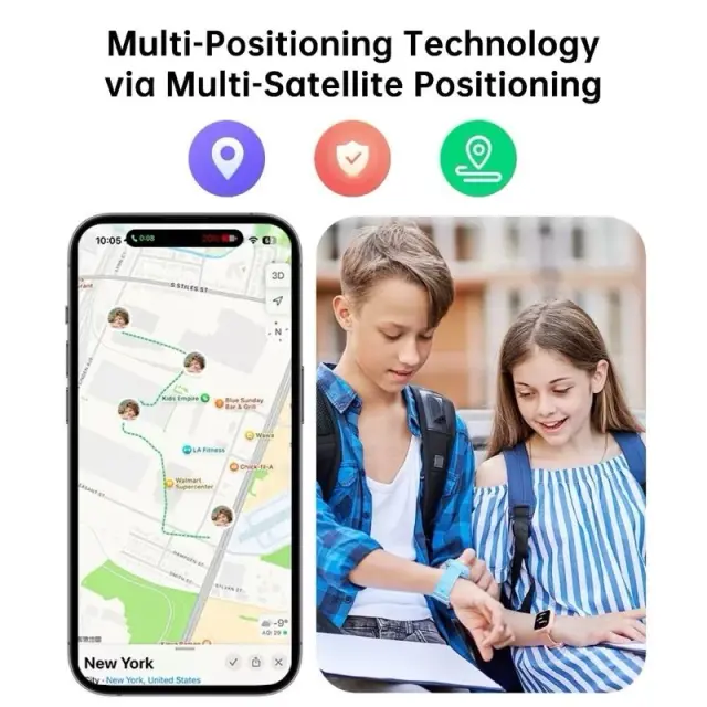 Awei Παιδικό Smartwatch 4G με GPS και λειτουργία κλήσεων H30 Ροζ 3