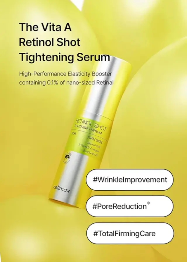 Celimax VITA-A Retinol Shot Tightening Serum 30ml - Ορός Σύσφιξης & Ανανέωσης με Ρετινόλη & Μικροβελόνες 2