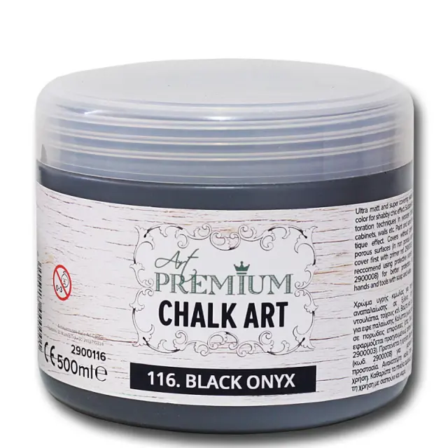Χρώμα Κιμωλίας Art Premium Chalk Art - 116 Black Onyx - 500ml