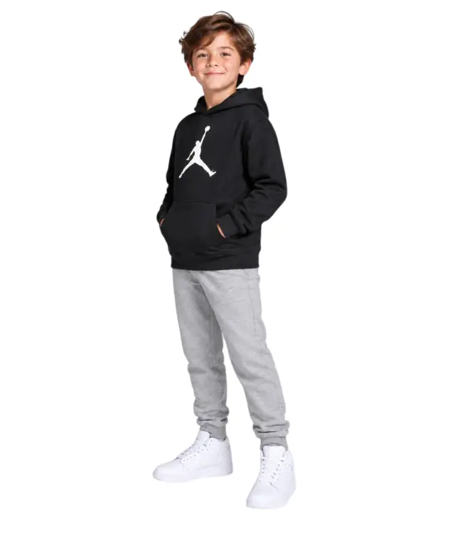 Jordan - Παιδική Μπλούζα Φούτερ Brooklyn 95G386-023 Μαύρο 3