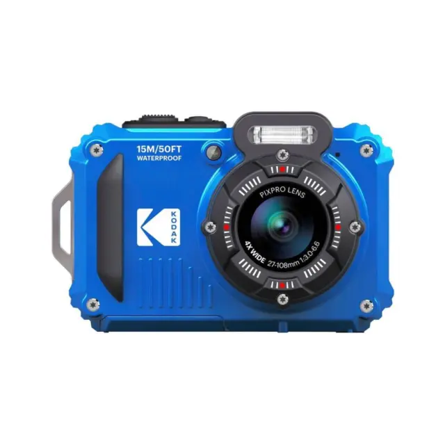 Kodak WPZ2 Compact Φωτογραφική Μηχανή 16MP Οπτικού Ζουμ 4x με Οθόνη 2.7" και Ανάλυση Video Full HD (1080p) Μπλε