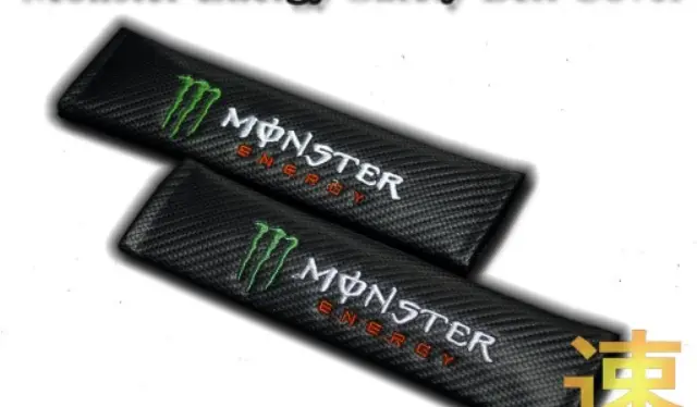 Προστατευτικά μαξιλαράκια ζώνης carbon 2τμχ OEM – Monster