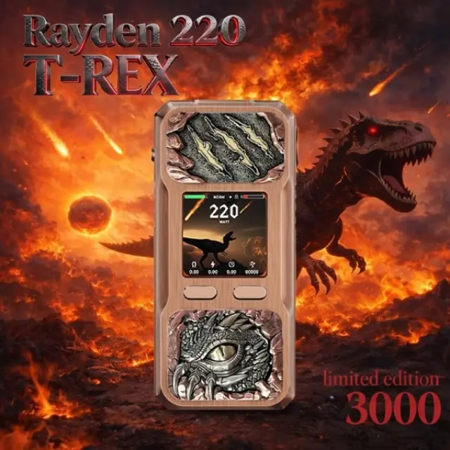 Rayden 220W T-Rex Limited Edition Mod - BD Vape 2