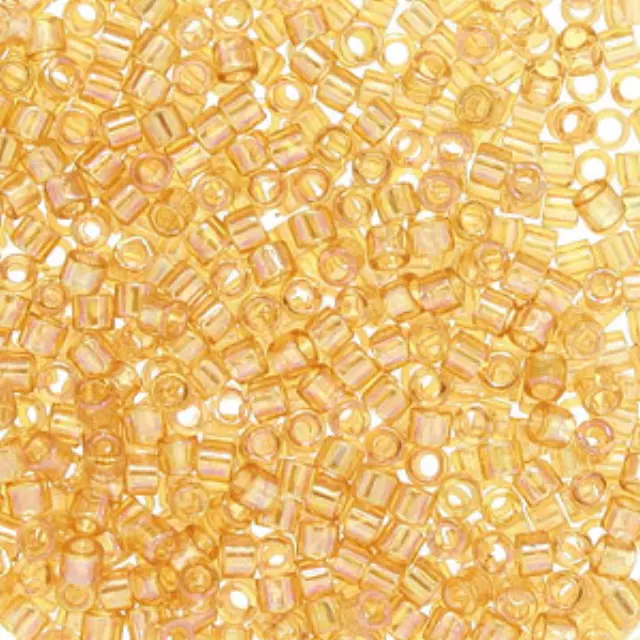 Χάντρα Miyuki Delica 10/0 - DBM0100 - Transparent Light Amber ~7gr