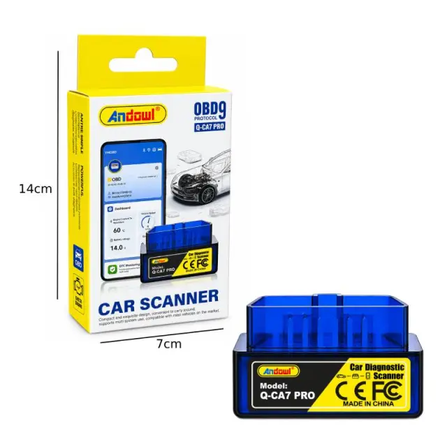 Andowl Διαγνωστικό Αυτοκινήτου OBD2 Bluetooth 5.1 Q-CA7 Pro – OBD2 Car Diagnostic Scanner 0751247 3