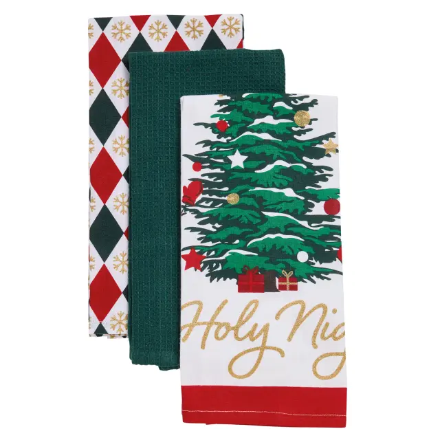 DAS HOME CHRISTMAS ΠΟΤΗΡΟΠΑΝΑ ΣΕΤ 3ΤΜΧ 45X65 0911 RED 3