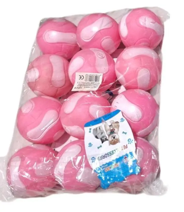 Παιχνίδι σκύλου Latex μπαλάκι - 6cm - 12pcs - 550272 2