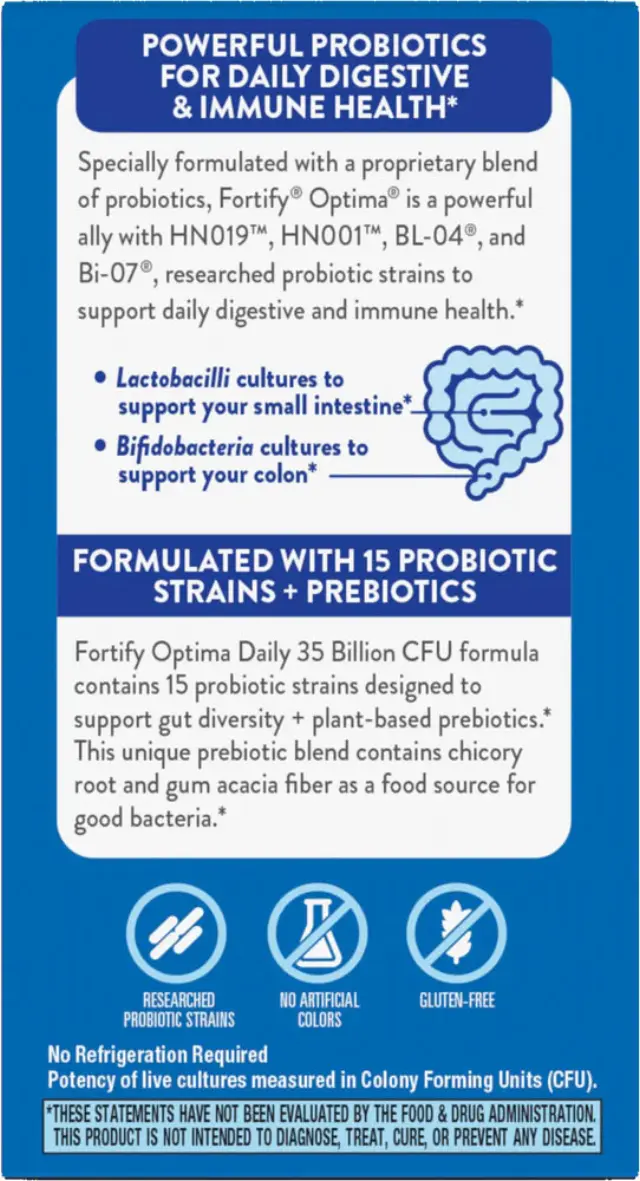 Nature's Way Fortify® Optima® 35 Billion Probiotic + Prebiotic 3