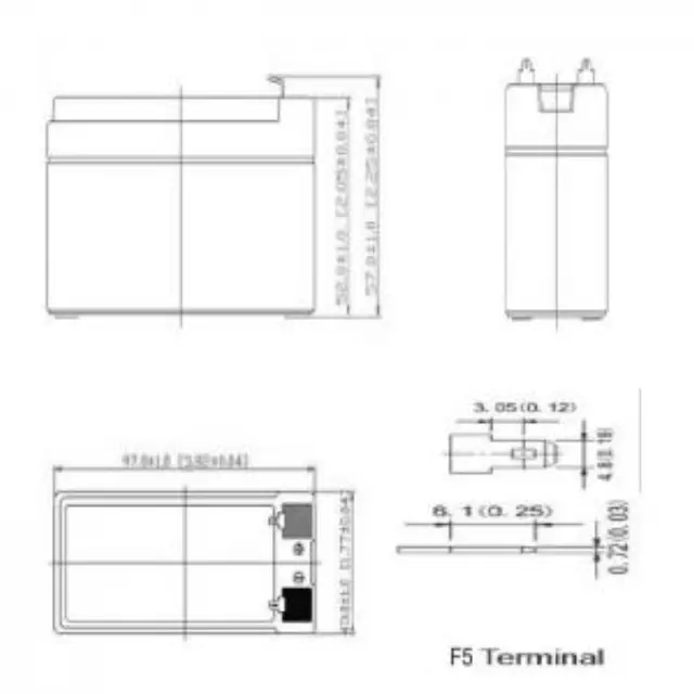 Μπαταρία μολύβδου 12V-1.3AH. 3