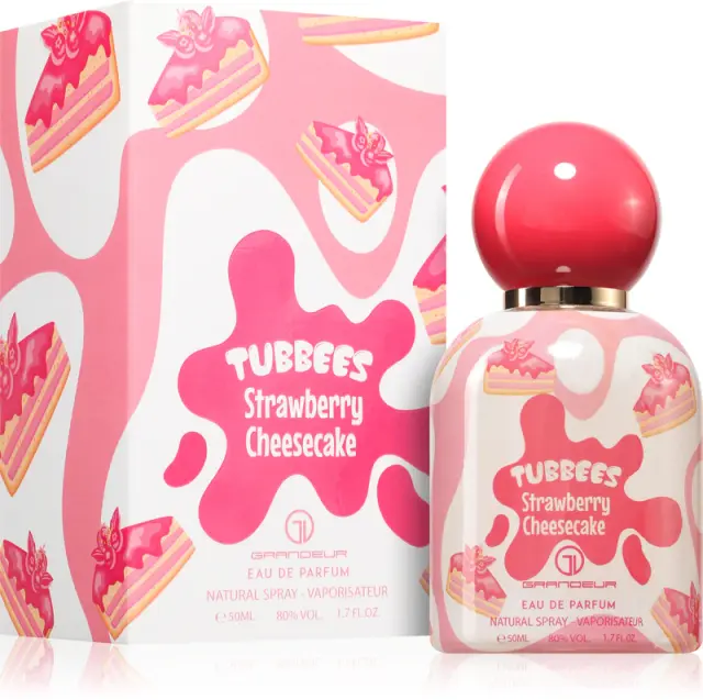 Grandeur Tubbees Strawberry Cheesecake Eau de Parfum Unisex 50ml