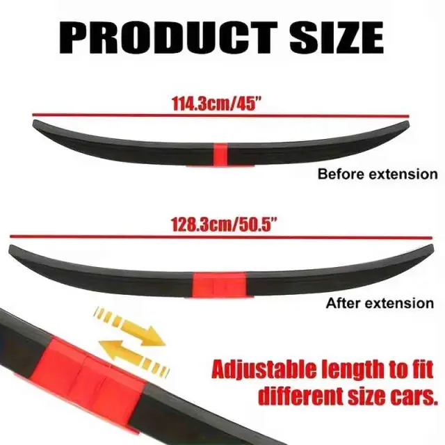 Αεροτομή Αυτοκινήτου Universal – Rear Trunk Car Spoiler 0146433 3