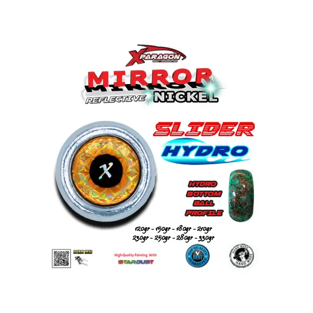 X-Paragon Hydro Slider Mirror – Κεφαλές για Συρτή Βυθού 120gr BLUE SILVER 2
