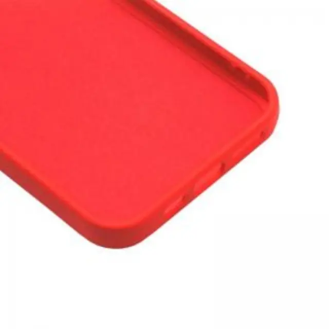 Θήκη Liquid Silicon inos Apple iPhone 12 Pro Max L-Cover Κόκκινο N51424 3
