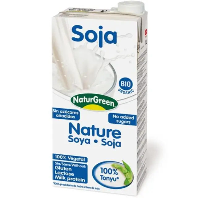 NaturGreen Βιολογικό Φυτικό Ρόφημα Σόγιας, 1lt