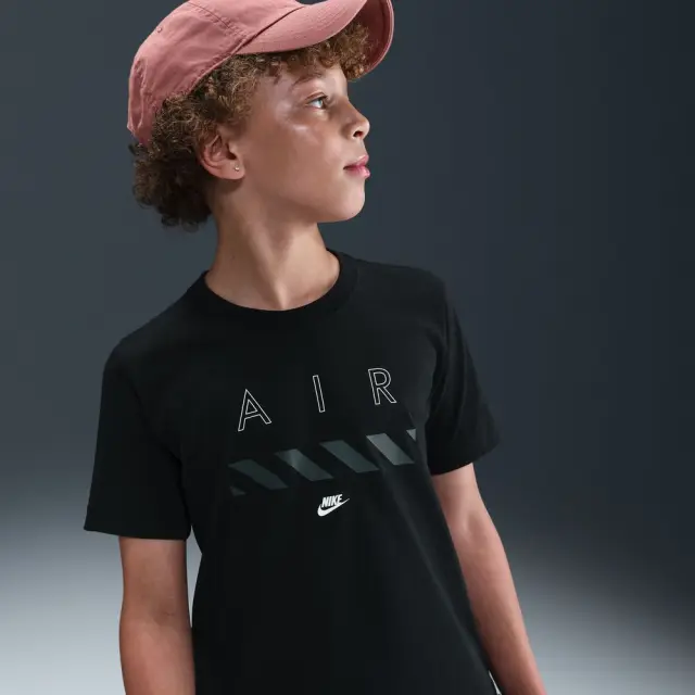 Nike Air NK ΠΑΙΔΙΚΗ ΜΠΛΟΥΖΑ (HV5191-010) - Μαύρο - L 12-13 ετών 3