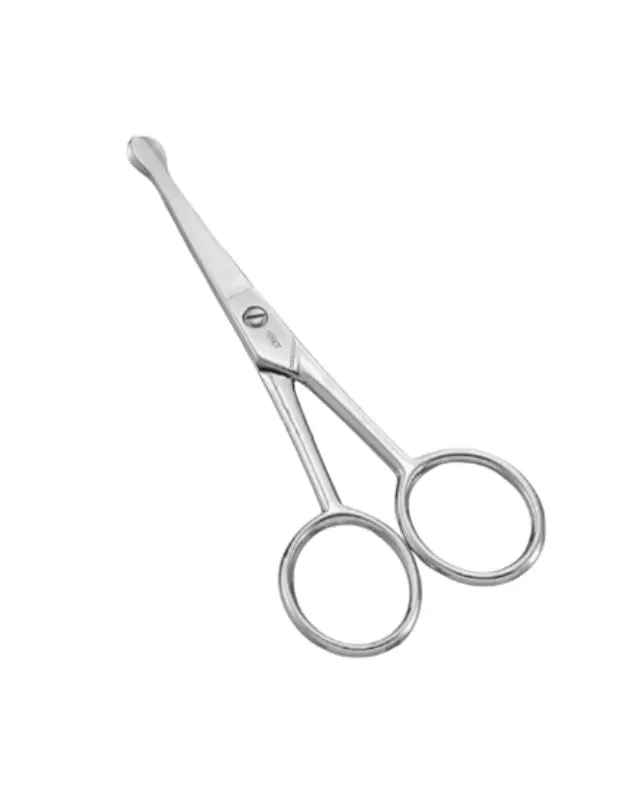 Niobe Professional Ψαλίδι Νυχιών με Στρογγυλή Μύτη 10.5cm Νο.F25/4 Ασημί 1τμχ