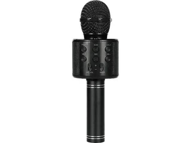 MajesticLine® Wireless Karaoke Microphone With Speaker-Black