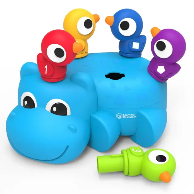 Learning Resources Εκπαιδευτικό Παιχνίδι Huey The Fine Motor Hippo για 1,5+ ετών LER 9108 2