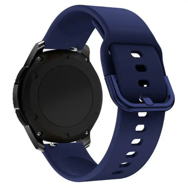 Λουράκι Σιλικόνης για Smartwatch 20mm-Blue OEM
