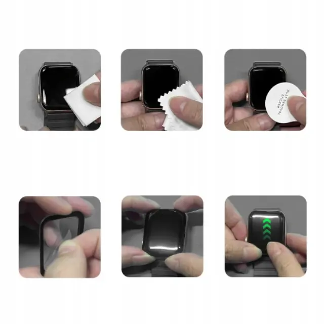 Tech-protect Glass Flex+ 2-pack Xiaomi Redmi Watch 6 Black 3