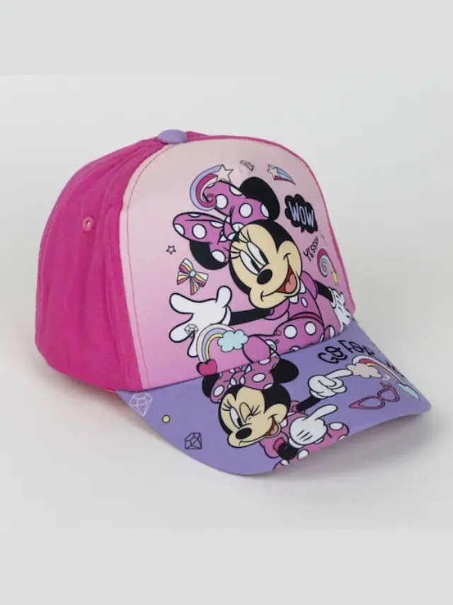 Παιδικό Σετ Καπέλο και Γυαλιά Ηλίου Disney Minnie Ροζ 2