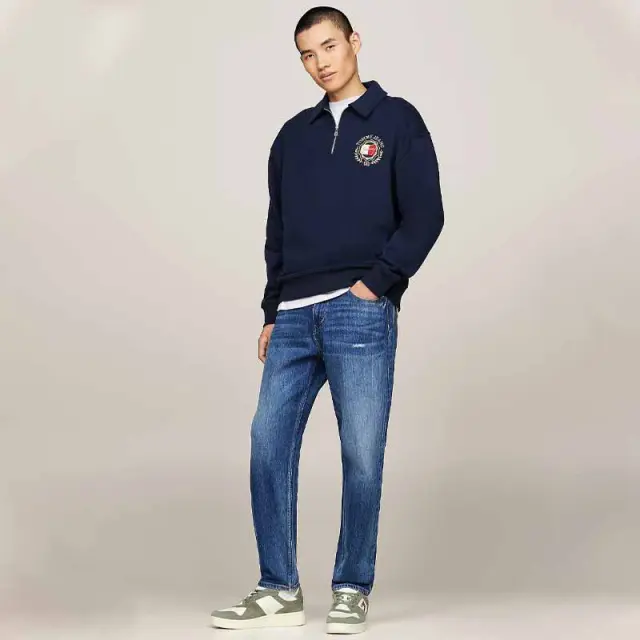 Tommy Hilfiger – Ανδρικά Sneakers Tjm Basket Leather EM0EM01440-M01 Λαδί - 45 2