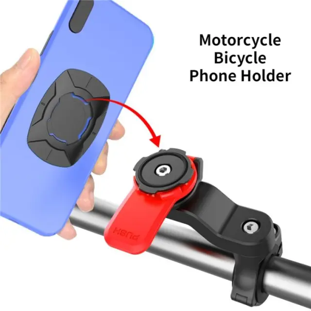 Adjustable Handlebar Navigation Phone Holder Mount Quadlock Type- Black OEM 2