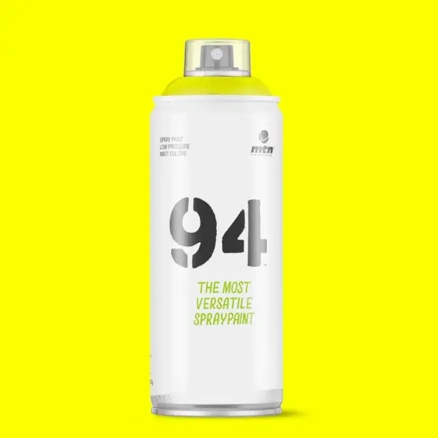 MTN 94 Fluo Spray Paint Neon Yellow (9RVF Yellow)