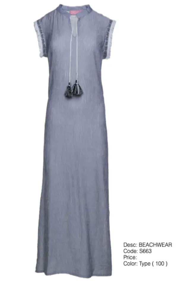 S663 - Type - BEACHDRESS LONG SEA STRIPE - S 3