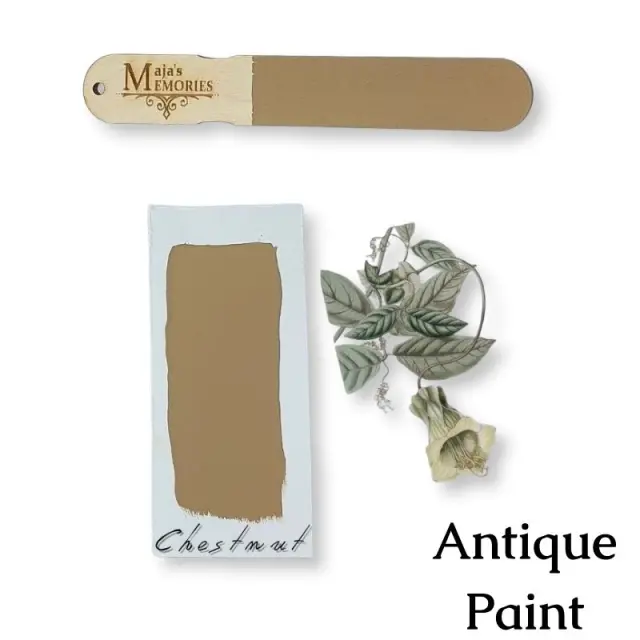 Χρώμα-εφέ πατίνας Antique Paint Maja's Memories, 150ml, Chestnut
