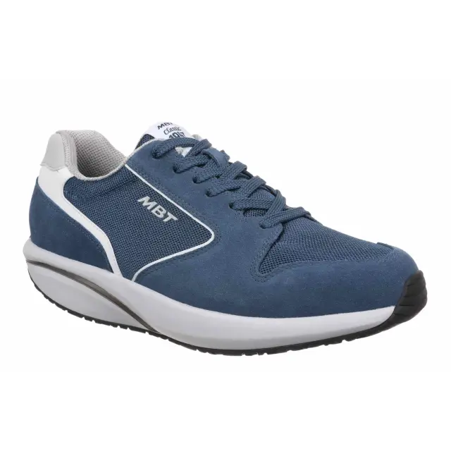 MBT Sneakers Ανδρικό δέρμα Nubuck Μπλέ MBT/703247 ROYAL BLUE 2
