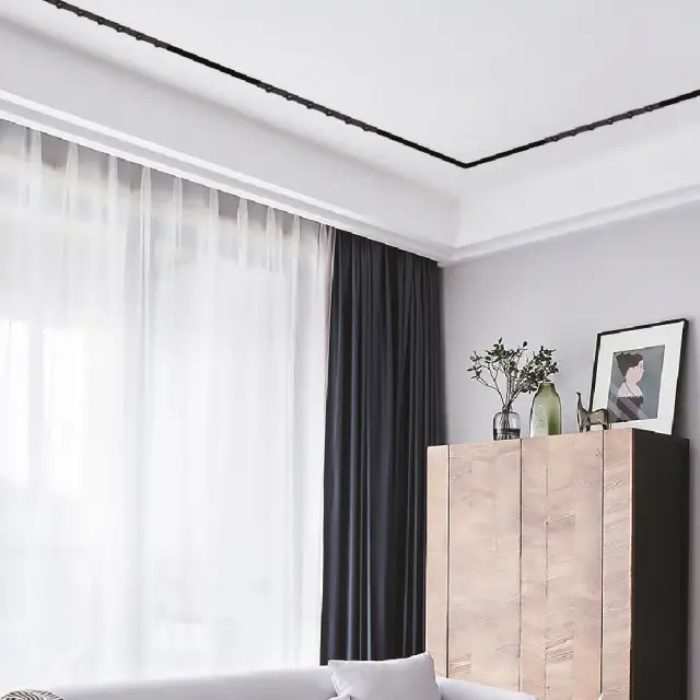 Inlight Γραμμικό φωτιστικό LED 18W 3000K για μαγνητική Mini ράγα σε μαύρη απόχρωση D:90cmx1,6cm (TMM0031-Black) 2
