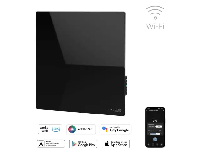 Επίτοιχο Θερμαντικό Πάνελ Aeno Premium ECO Smart Quadro AGH0012S με Υπέρυθρες, Wi-Fi και ισχύ 500W AGH0012S