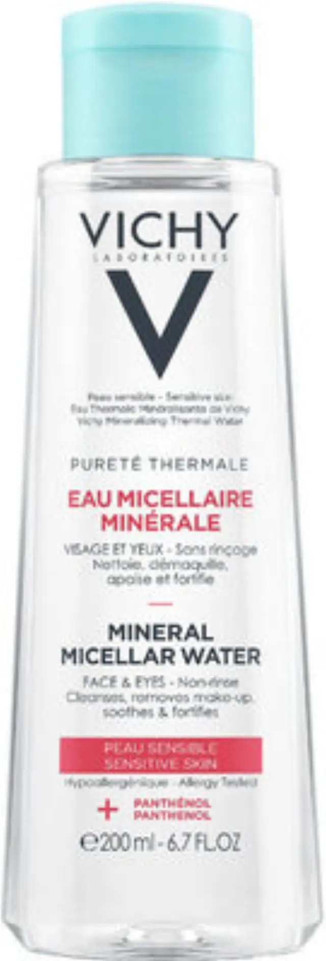 Vichy Purete Thermale Mineral Micellar Water Νερό Micellaire με Μεταλλικά Στοιχεία για Πρόσωπο & Μάτια για Ευαίσθητες Επιδερμίδες, 200ml