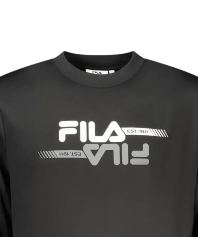 Fila - Ανδρική Μπλούζα Φούτερ Manta FAM1125-80010 Μαύρο 3