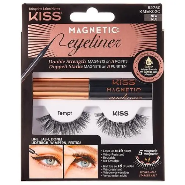 Kiss Magnetic Eyeliner & Lash Kit 02C