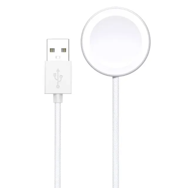 Καλώδιο Φόρτισης USB-A για AppleWatch 5W 1m-White OEM 2