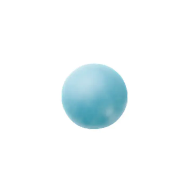 Swarovski 2080 Hotfix Cabochon Flatback Pearl Turquoise Ø4x1.6mm ~72τεμ