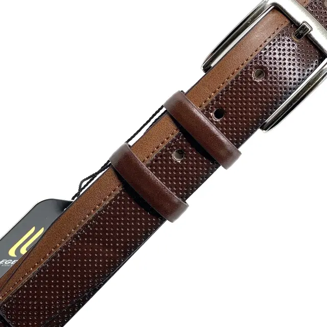 Καφέ με Ταμπά Ζώνη P.U. Leather 3,5 cm - 105cm 3