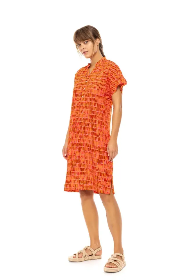 Beachwear Sorbet B624 Orange Pink Label 2