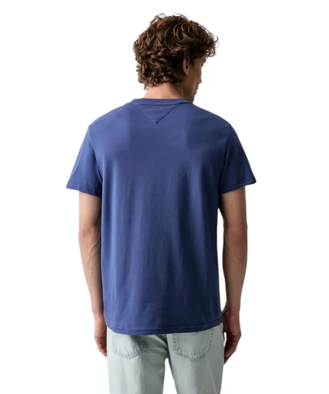 Tommy Hilfiger - Ανδρικό T-shirt Tjw Sign Slim Fit DM0DM22538-C6Q Μπλε 3